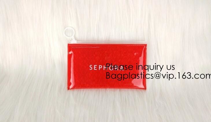 Colored PVC Film Bubble Bag/Special PVC Zip lockk Bubble Bag/New Material Bubble Mailer With Zipper, bagease, bagplastics