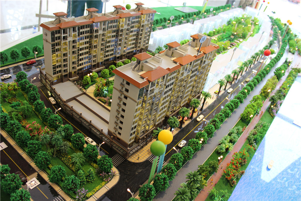 Quality High Rise Miniature Architectural Models , Fancy 3D Max Building Modeling wholesale