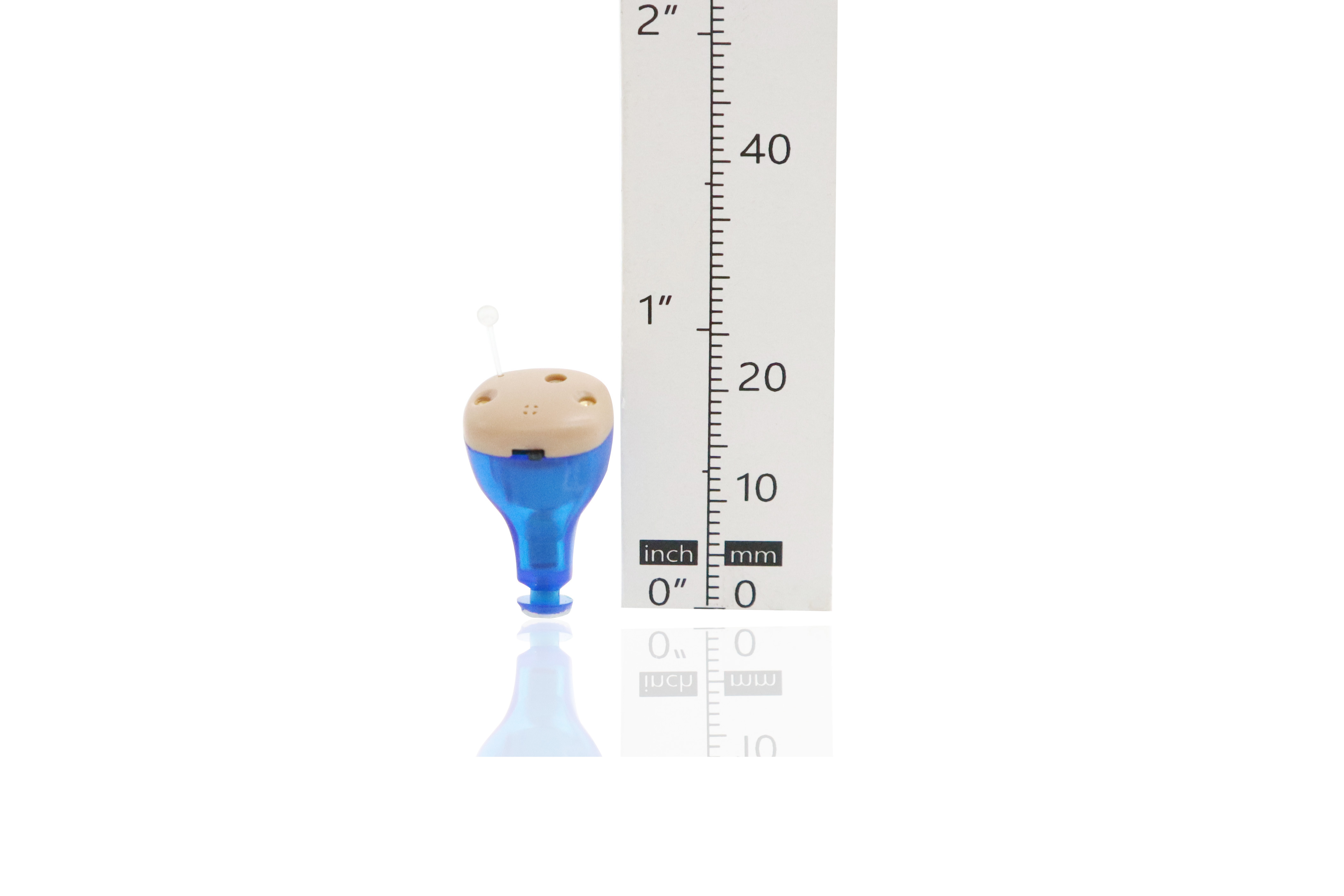 Beige Invisible Waterproof Hearing Aid Mini Micro Hearing Amplifier