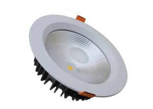 Quality Hotel / Mesuem Cob LED Downlight 5000K , 30W White LED Downlights With External Driver wholesale
