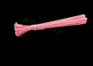 Quality Nylon 66 Cable Tie 100 Mm Reusable Plastic Ties Pink wholesale