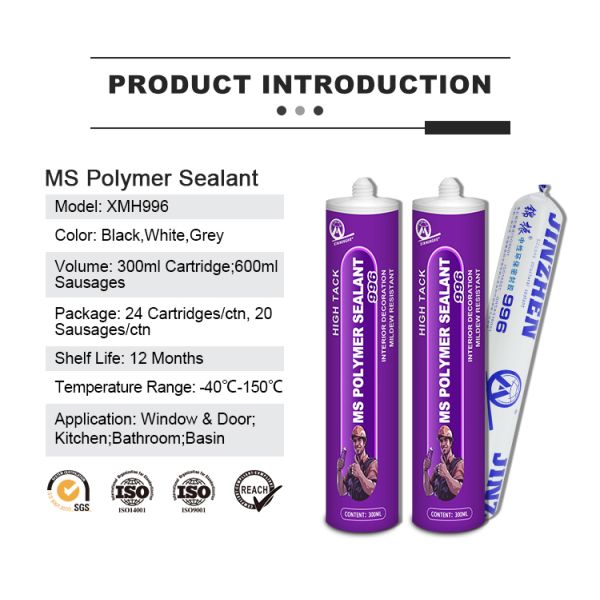 MF Mixture MS Polymer Structural Modified Silicone Sealant No Cracking Waterproof and Universal Ideal for Floor Caulkling