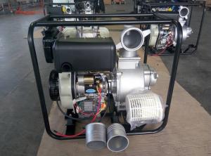 Quality Portable 4 Inch Diesel Driven Water Pump With Electric Start And Hand Start System wholesale