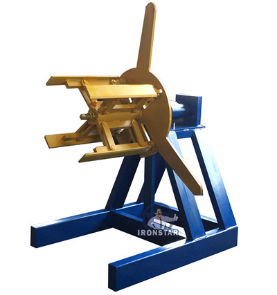 PPGI Roll Forming Machine Parts 5 Ton Manual Decoiler Machine