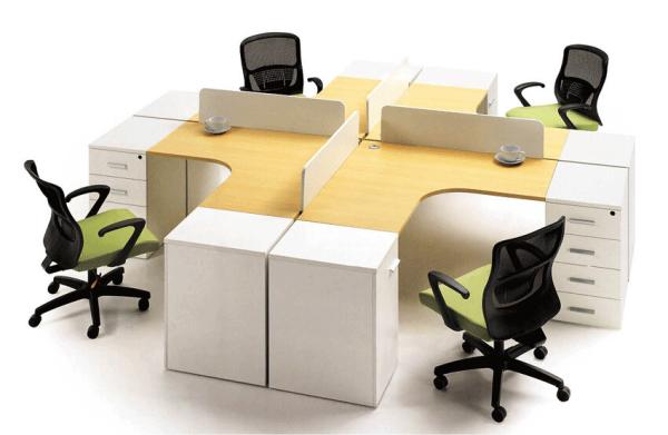 Cheap Modular Office Cubicle Workstations Modern Board Wall Partition Customized Size for sale