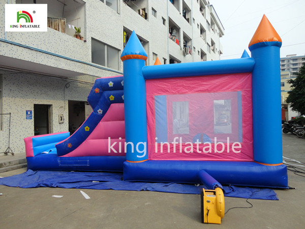 Princess School Inflatable Jumping Castle For Girls Outdoor Activity Oxford
