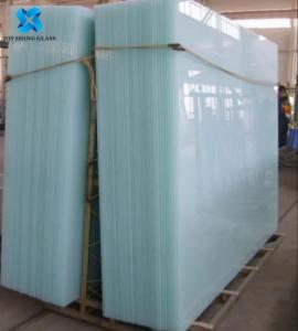 China Flat Curved Laminated Glass Low E Coating For Balustrade Handrail Railing on sale
