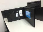 Luxury Custom Video Brochure Card With Touch Screen Rechargeable Battery