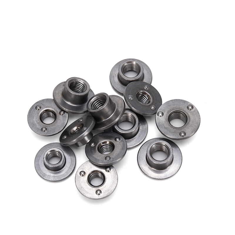 Plain Finish Round Nuts With Drilled Holes ISO Standard and ZINC PLATED for Retail Industry