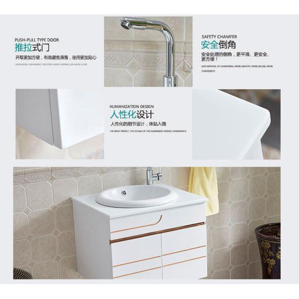 80 X48/cm PVC bathroom cabinet / wall cabinet / hung cabinet / white color for bathroom