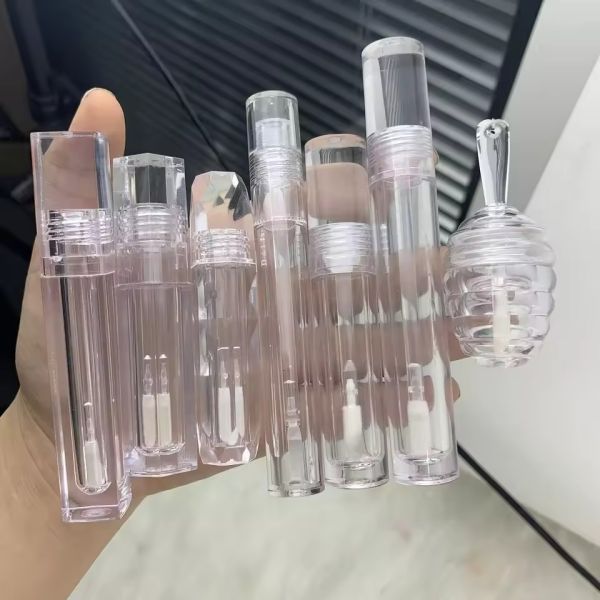 Transparent Lipgloss Face Creams Wands Tubes Private Label Liquid Lipgloss Bottles