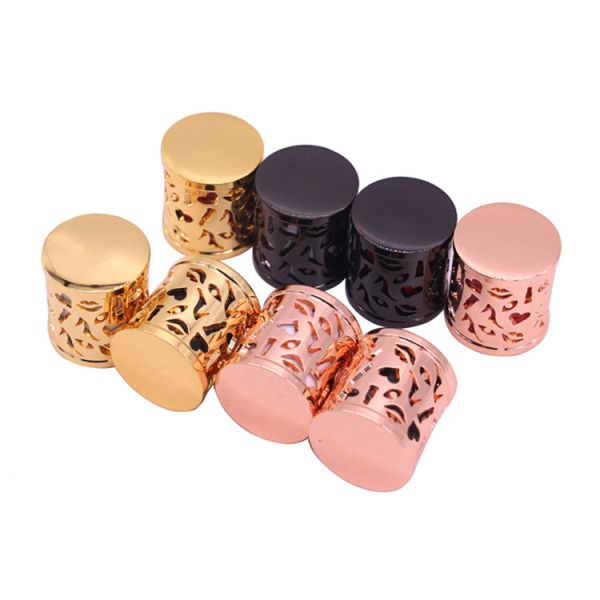 Design Gold Non - Standard Zamac Perfume Cover Metal Perfume Cap