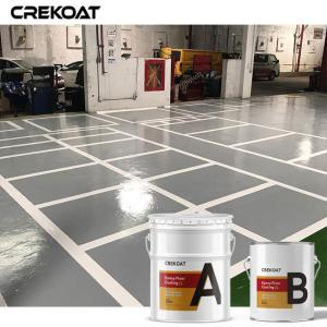 Quality Odorless Industrial Epoxy Floor Coating Self Leveling Concrete Floor Paint For Forklift Traffic wholesale