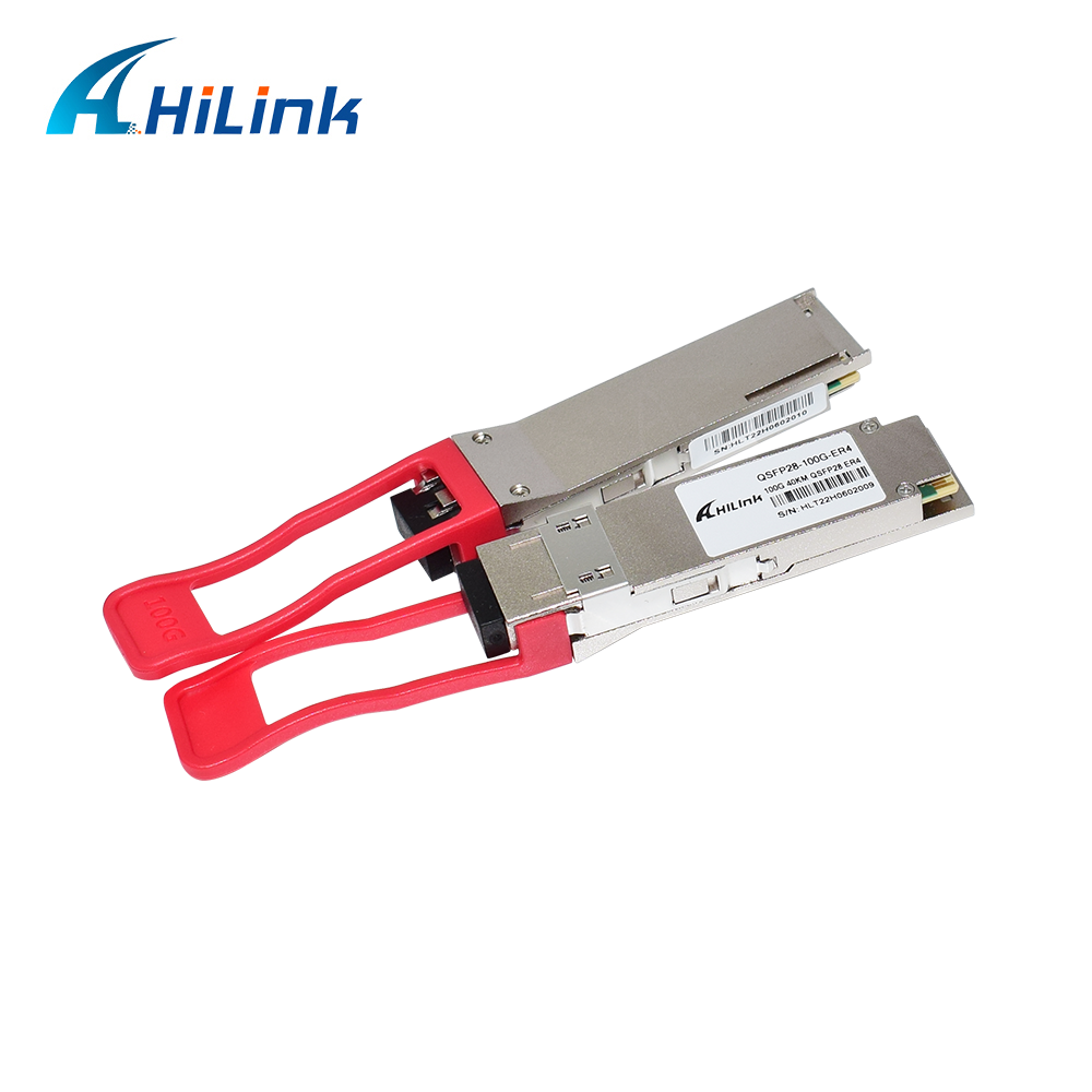 QSFP28 100G Optical Transceiver Module with 40km Reach, Low Power Consumption (<4.5W), and RoHS 6/6 Compliance for Data Centers