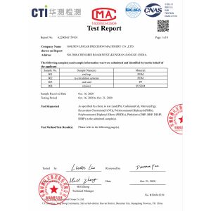 Chuanhe Power Technology (Dongguan) Co.,Ltd Certifications