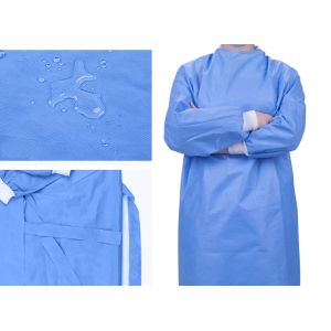 Quality Waterproof Sterile Disposable Patient Exam Gowns For Surgical Operation wholesale