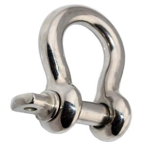 China 2 - 120 Tons Stainless Steel Rigging Hardware Large Bow Shackle SGS on sale
