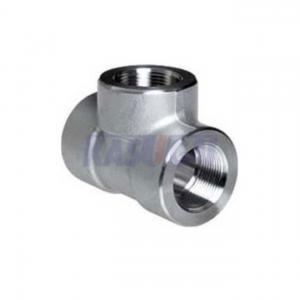 Quality THD Straight Carbon Steel Tee , ASME B16.11 High Pressure Forged Threaded Tee wholesale