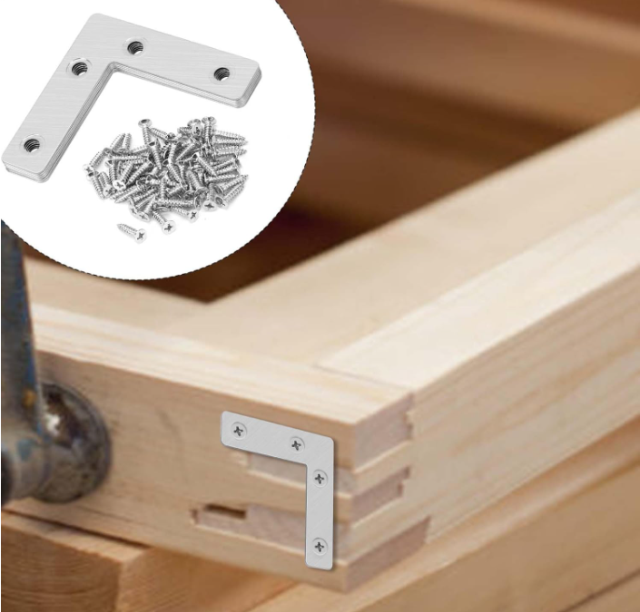 Carbon Steel 90 Degree Stainless Steel Brackets For Metal Beam Customised
