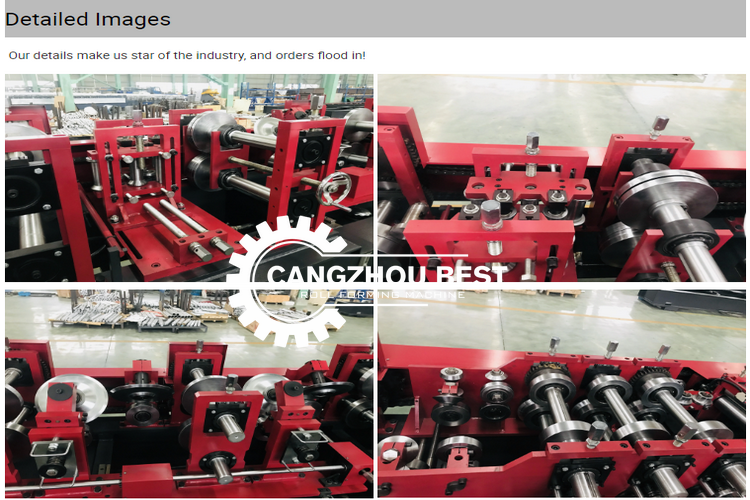 100 - 300 Automatic Adjustable Type Cz Purlin Roll Forming Machine