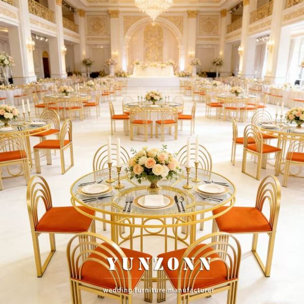 2026 New Trendy Modern Wedding Decoration Hotel Furniture Acrylic Top Round Cake Table for Outdoor Use
