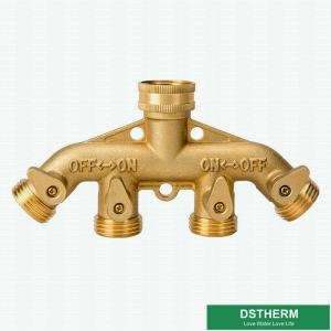 Quality CW617N Garden Hose Pipe Fittings Shut Off Brass Valve Union wholesale