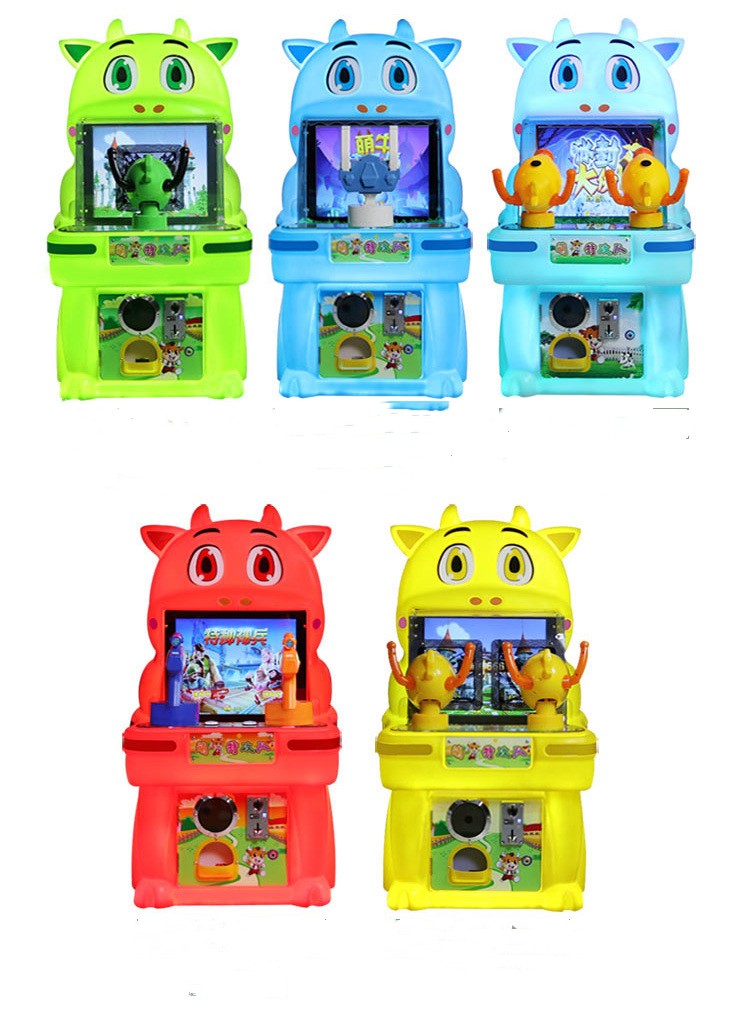 Kids Coin Pusher Shooting Game Machine The Perfect Addition to Any Amusement Park