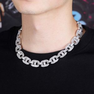 Quality 22inch 24inch Copper Necklaces Pig Nose Diamond Mens Necklace wholesale