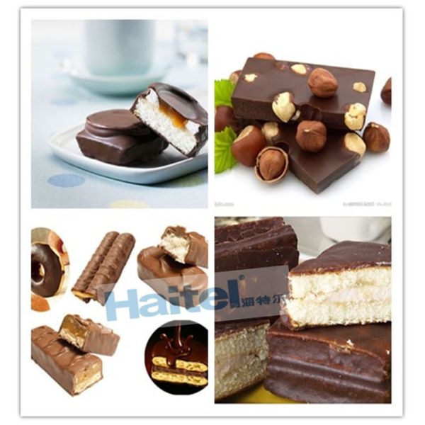 Stainless Steel Automatic Chocolate Making Machine Dipping Way Smooth Run