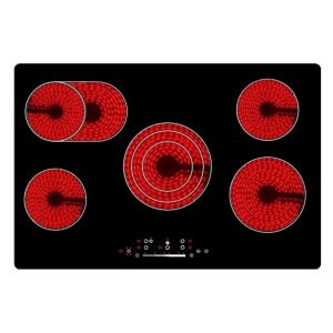 CB OEM Crystal Glass 5 Burner Electric Ceramic Hob