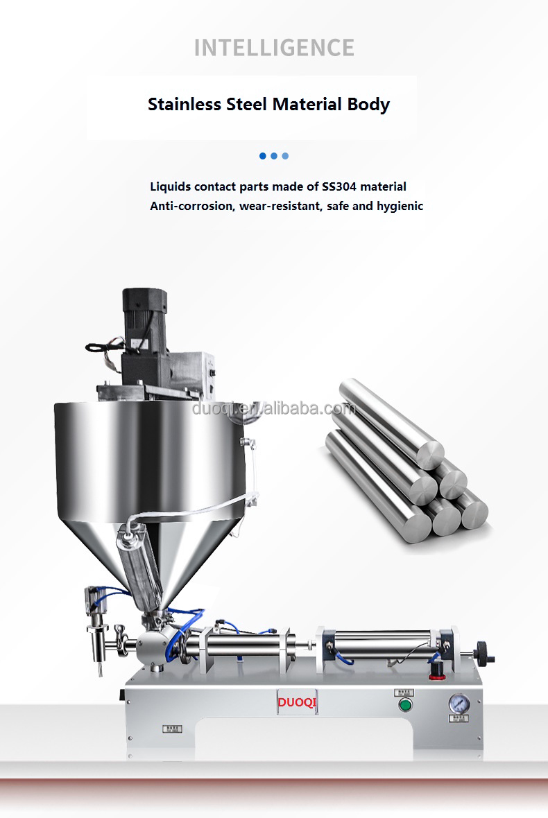 Semi-Automatic Industrial Filling Machine 0.4 Mpa Lipstick Heating Stirring Filling Machine