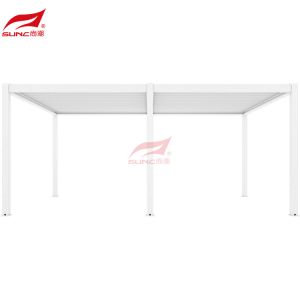 Quality Gazebo Louver Aluminum Pergola Aluminum Outdoor Manual Pergola Windproof wholesale