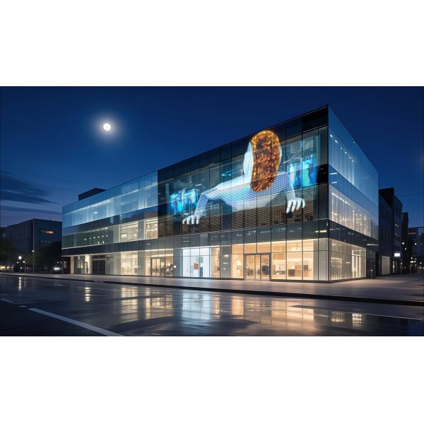 Indoor Full Color DC5V Flexible Transparent LED Display Film P6