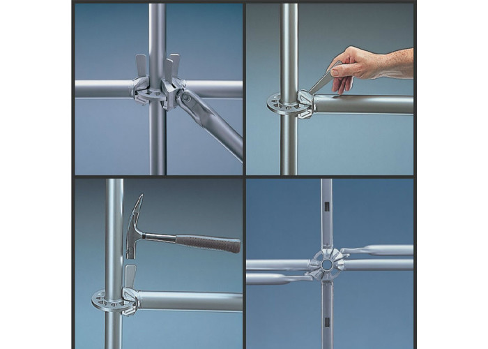 Aluminum Alloy 6061 Layer Truss Light Weight Silver Color