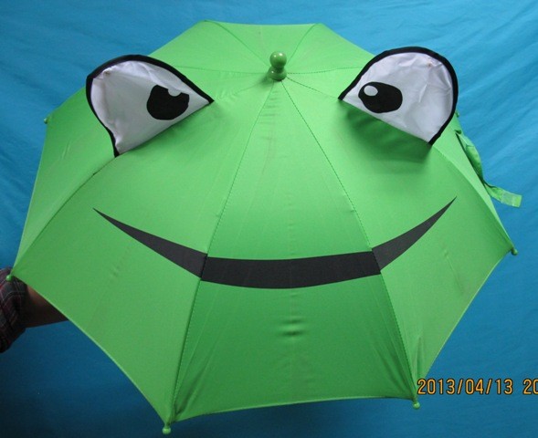 kids umbrella with ears and cartoon charactors