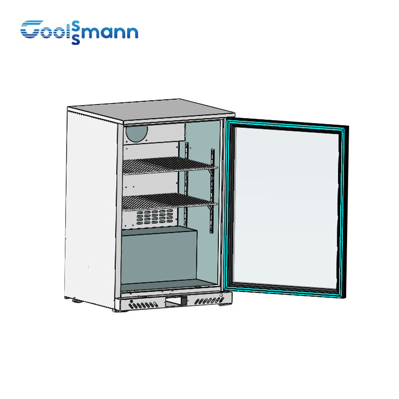 Quality Wire Tube Condenser Undercounter Drinks Fridge Small Beverage Chiller wholesale