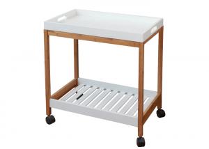 China BSCI Width 55cm 2 Tier Kitchen Trolley Unit on sale