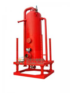 Quality 1200mm Drilling Solids Fluids Mud Gas Separator / High Capacity Gas Buster Oilfield wholesale