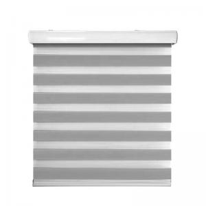 Quality Cordless Dual Layer Roller Shades Day And Night Zebra Roller Blinds Light Filtering wholesale