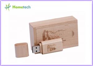Quality Eco Friendly Wooden Personalised USB Sticks 8GB USB 3.0 For Photographer wholesale