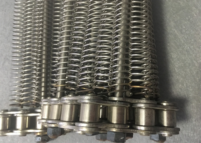 600 Degrees Resistant Chain Mesh Conveyor Belt For High Temperature Oven