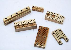 China Tin - Copper Cast Bronze Bearings Slide Block Anti Abrasion For Transportation Machines on sale