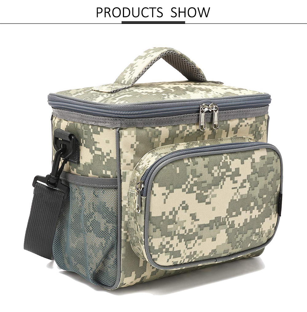 Thermal Lunch Bag Cooler with Should Strap for Work School Picnic