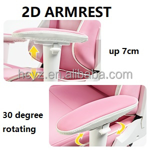 Customized Anji Anime Leather Ergonomic Recliner for Girls' Gaming Comfort and Style