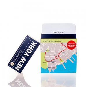 Quality New York Map Cosmetic Packaging Box Card And Gloss Paper wholesale