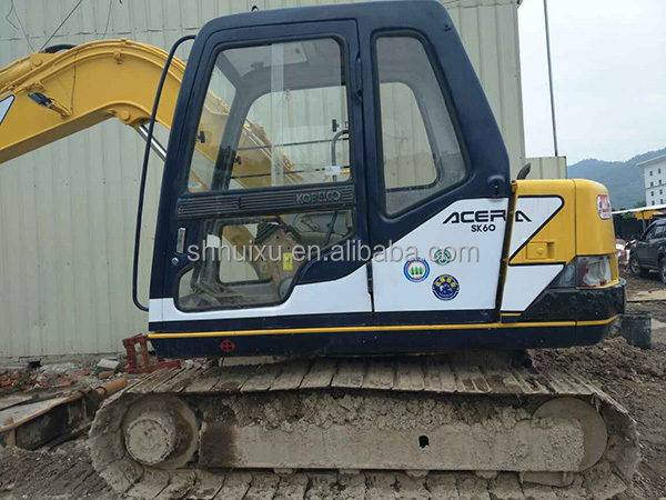 Used hydraulic crawler excavator Kobelco60-3, mini second hand high quality excavator KOBELCO60-3 cheap price