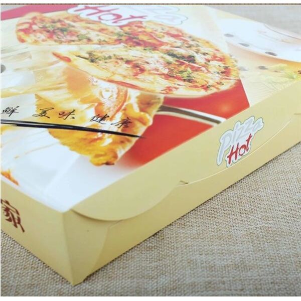 Wholesale Custom Printed Corrugated Cardboard Recycle Paper Pizza Box Manufacturer,Foldable Flat Packing Blank Craft Pac