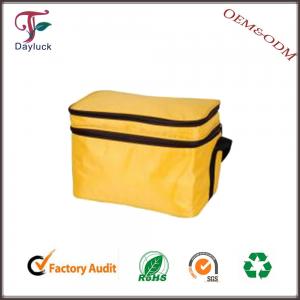 China Yellow in color outdoor recycle aluminium foil lunch cooler bag on sale