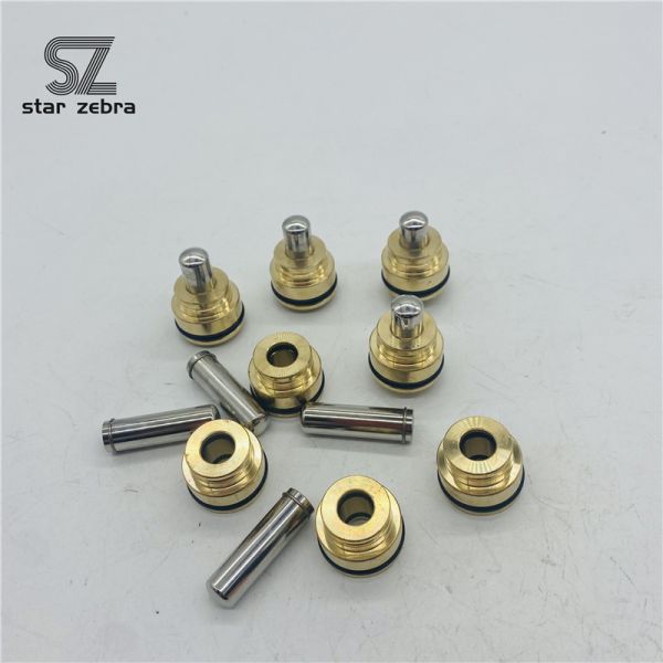 EC210 SK200 Excavator Joystick Handles , Valve Pusher Rubber Material