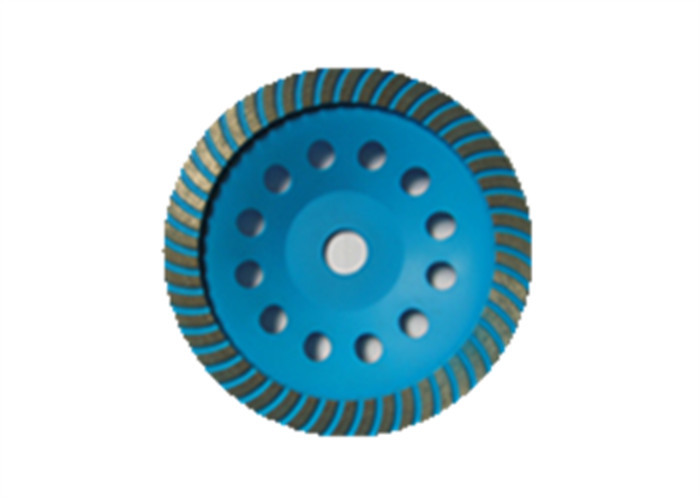 Red Blue Sintered Turbo Diamond Cup Wheel Turbo Grinding Wheel For Granite